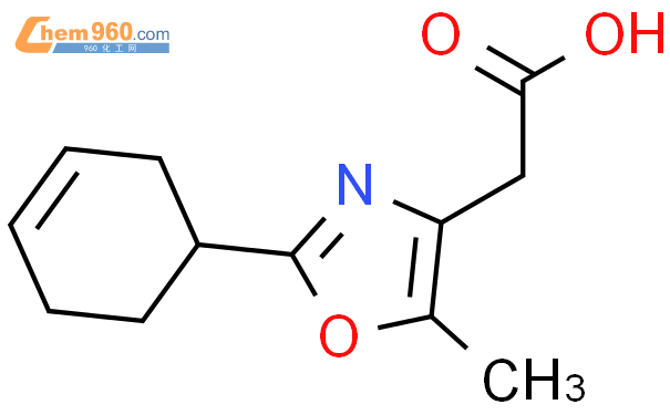 89724 53 8 4 OXAZOLEACETIC ACID 2 3 CYCLOHEXEN 1 YL 5 METHYL CAS号