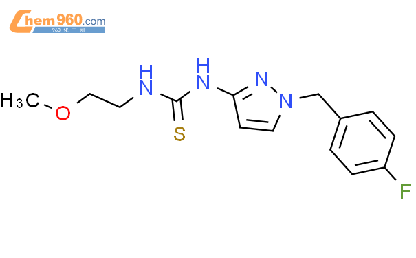 897321 35 6 1 1 4 Fluoro Benzyl 1H Pyrazol 3 Yl 3 2 Methoxy Ethyl