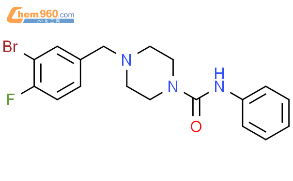 898235 76 2 1 Piperazinecarboxamide 4 3 Bromo 4 Fluorophenyl Methyl