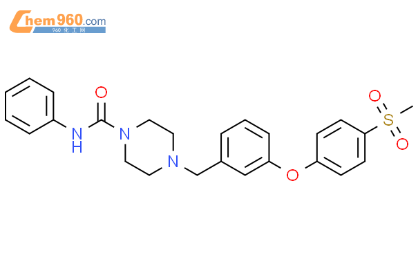 898236 82 3 1 Piperazinecarboxamide 4 3 4 Methylsulfonyl Phenoxy