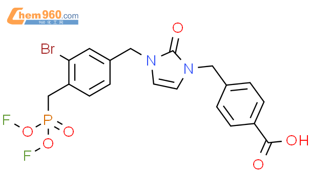 901378 89 0 Benzoic Acid 4 3 3 Bromo 4 Difluorophosphonomethyl