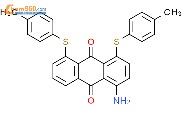 90571 86 1 9 10 Anthracenedione 1 Amino 4 5 Bis 4 Methylphenyl Thio