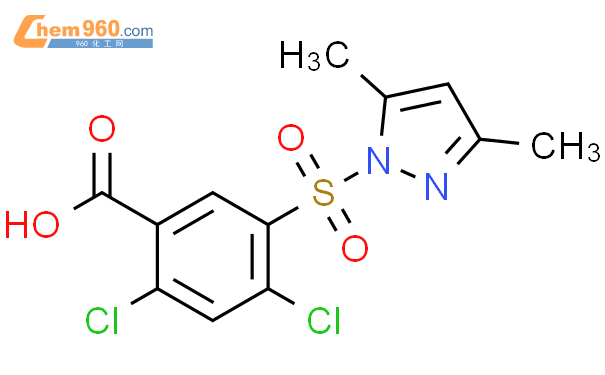 907985 81 3 2 4 Dichloro 5 3 5 Dimethyl Pyrazole 1 Sulfonyl Benzoic