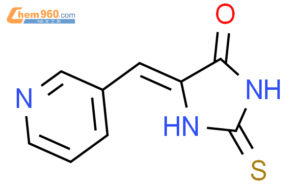 91121 78 7 4 IMIDAZOLIDINONE 5 3 PYRIDINYLMETHYLENE 2 THIOXO 化学式结构式