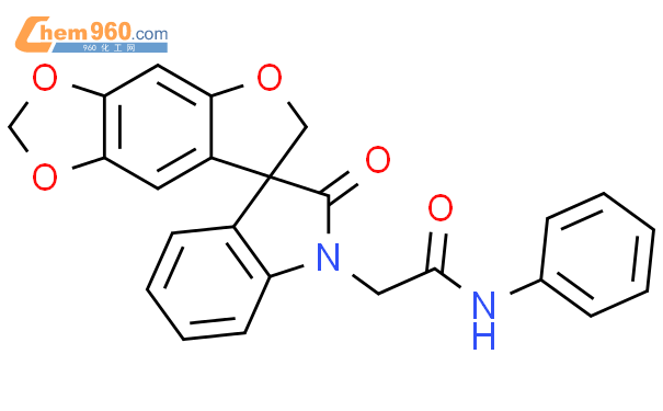 912657 19 3 SPIRO FURO 2 3 F 1 3 BENZODIOXOLE 7 6H 3 3H INDOLE 1