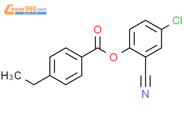 91407 11 3 BENZOIC ACID 4 ETHYL 4 CHLORO 2 CYANOPHENYL ESTER化学式结构式