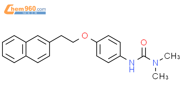 91518 44 4 UREA N N DIMETHYL N 4 2 2 NAPHTHALENYL ETHOXY PHENYL