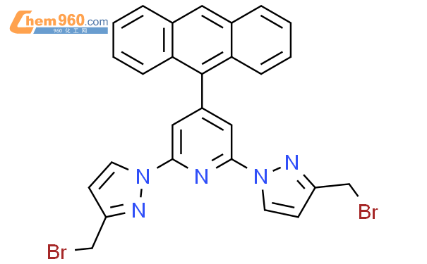 Pyridine Anthracenyl Bis Bromomethyl H