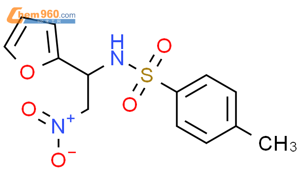 916345 96 5 Benzenesulfonamide N 1 2 Furanyl 2 Nitroethyl 4 Methyl