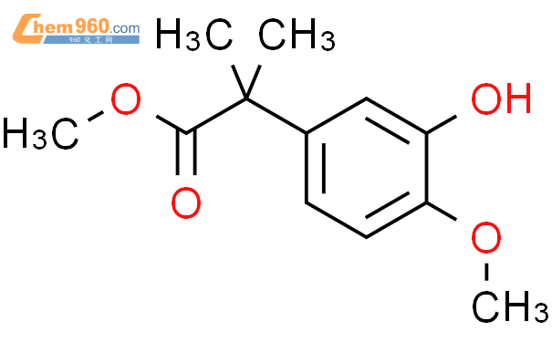 916441 86 6 methyl 2 3 hydroxy 4 methoxyphenyl 2 methylpropanoateCAS号