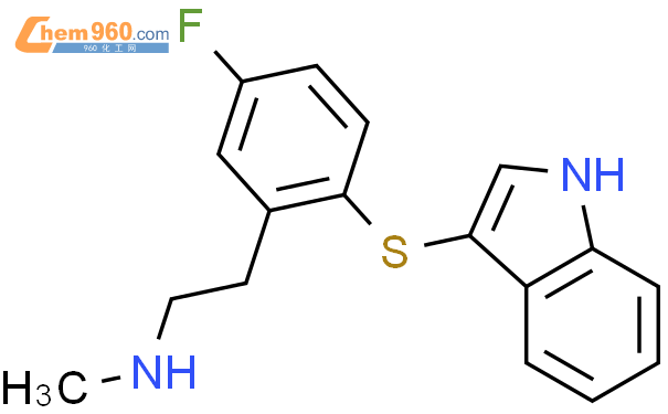 917389 63 0 Benzeneethanamine 5 Fluoro 2 1H Indol 3 Ylthio N Methyl