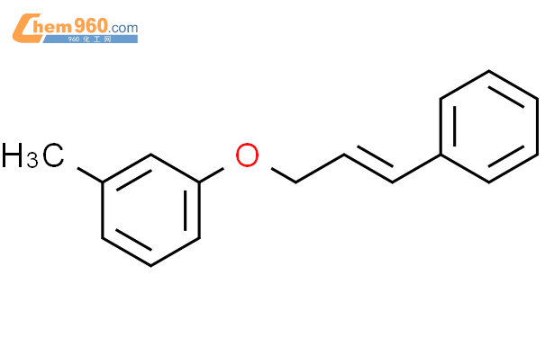 918134 64 2 Benzene 1 methyl 3 2E 3 phenyl 2 propen 1 yl oxy 化学式