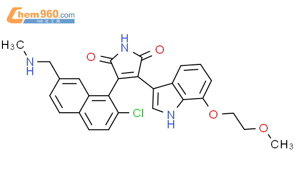 919993 09 2 1H Pyrrole 2 5 Dione 3 2 Chloro 7 Methylamino Methyl 1