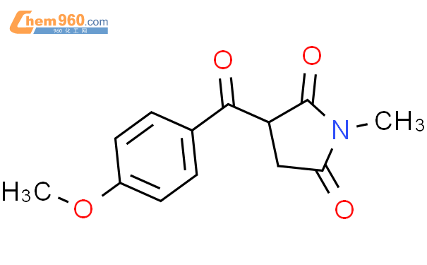 92001 77 9 3 4 methoxybenzoyl 1 methylpyrrolidine 2 5 dioneCAS号 92001