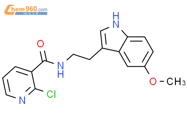 920506 34 9 3 Pyridinecarboxamide 2 Chloro N 2 5 Methoxy 1H Indol 3