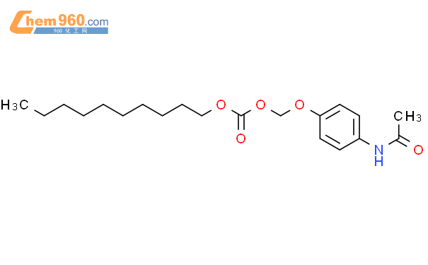 Carbonic Acid Acetylamino Phenoxy Methyl Decyl Ester