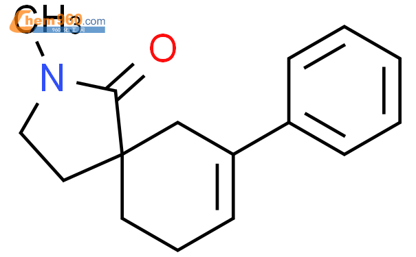 922171 25 3 2 Azaspiro 4 5 dec 7 en 1 one 2 methyl 7 phenyl 化学式结构式分子