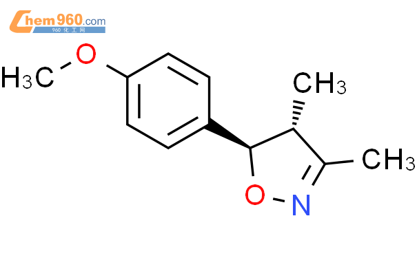 92511 88 1 Isoxazole 4 5 Dihydro 5 4 Methoxyphenyl 3 4 Dimethyl