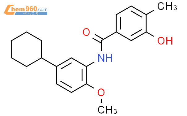 926277 90 9 Benzamide N 5 Cyclohexyl 2 Methoxyphenyl 3 Hydroxy 4