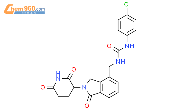 Urea N Chlorophenyl N Dioxo Piperidinyl