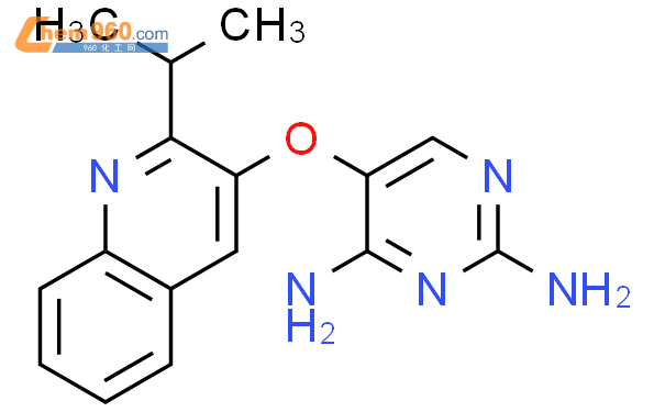 927874 55 3 2 4 Pyrimidinediamine 5 2 1 Methylethyl 3 Quinolinyl