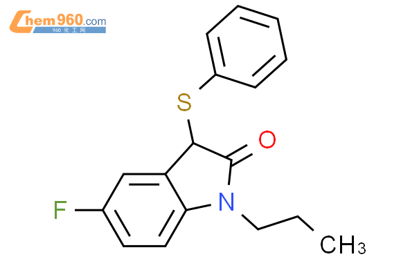 929540 93 2 2H Indol 2 One 5 Fluoro 1 3 Dihydro 3 Phenylthio 1