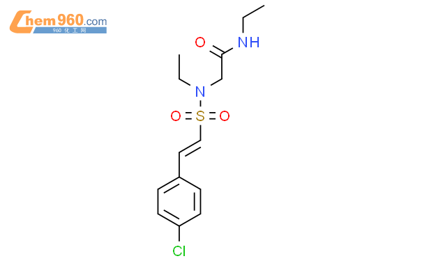 930447 42 0 N Ethyl 2 N Ethyl 2 4 Chlorophenyl Ethenesulfonamido