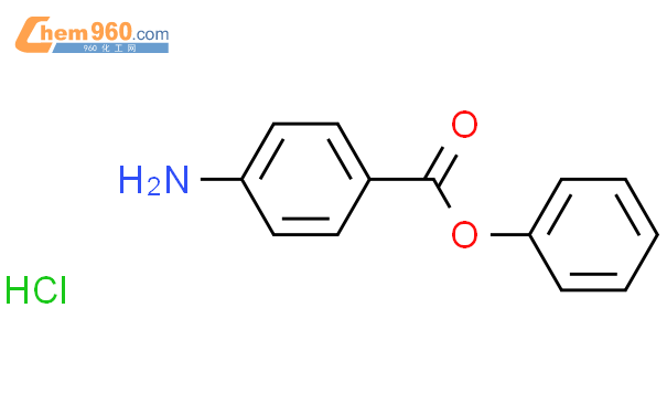 93131 10 3 Benzoic acid 4 amino phenyl ester hydrochloride化学式结构式