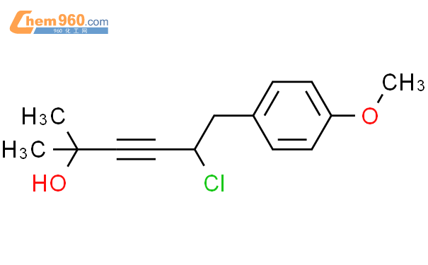 93341 55 0 3 Hexyn 2 ol 5 chloro 6 4 methoxyphenyl 2 methyl CAS号