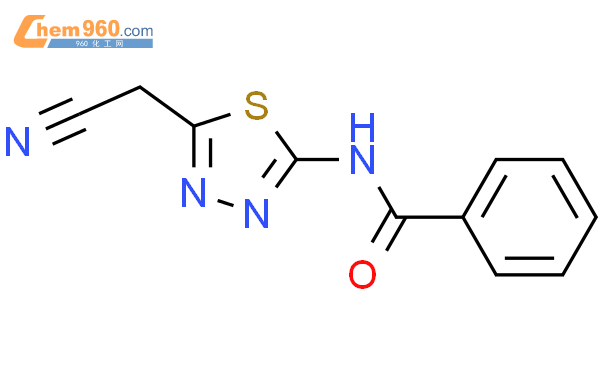 93355 73 8 Benzamide N 5 cyanomethyl 1 3 4 thiadiazol 2 yl CAS号