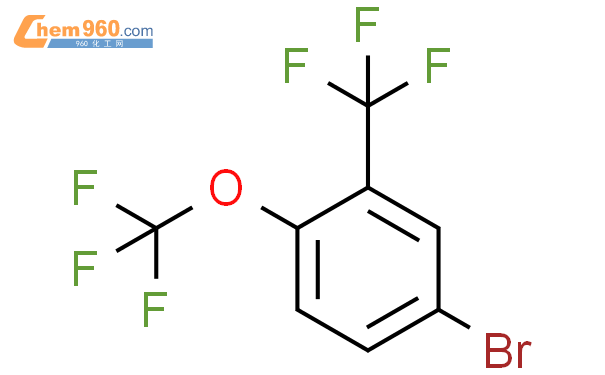 933674 89 6 4 Bromo 1 trifluoromethoxy 2 trifluoromethyl benzene化学式结构式