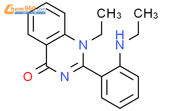 1 ethyl 2 2 ethylamino phenyl quinazolin 4 oneCAS号93415 39 5 960化工网