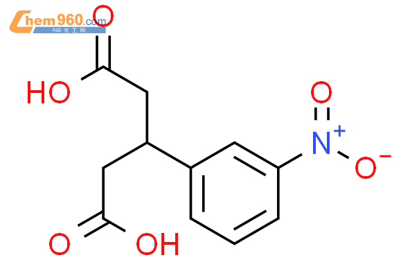 93534 70 4 3 3 nitrophenyl pentanedioic acid化学式结构式分子式mol 960化工网