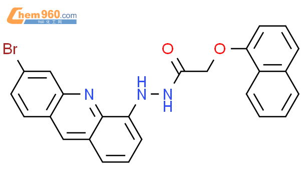 93673 74 6 Acetic Acid 1 Naphthalenyloxy 2 6 Bromo 4 Acridinyl