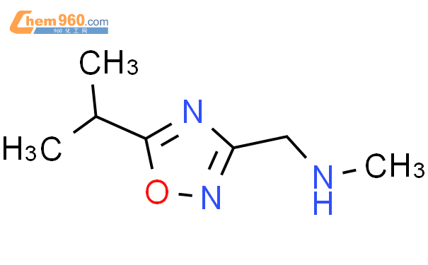 938459 06 4 1 5 Isopropyl 1 2 4 Oxadiazol 3 Yl N MethylmethanamineCAS