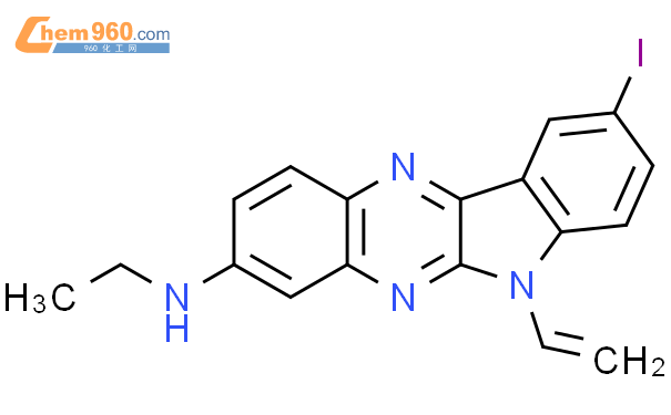 H Indolo B Quinoxalin Amine Ethenyl N Ethyl Iodo