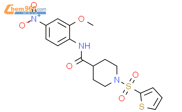 Piperidinecarboxamide N Methoxy Nitrophenyl