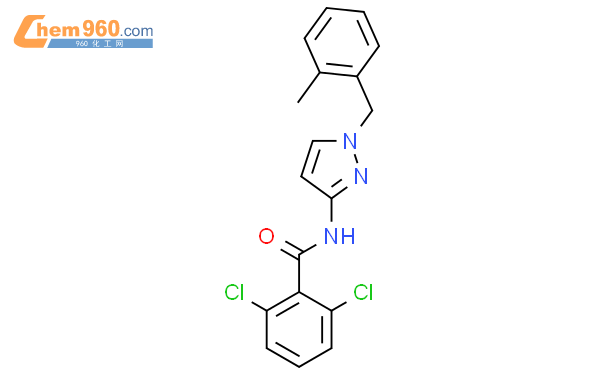 942735 54 8 2 6 Dichloro N 1 2 Methylphenyl Methyl 1H Pyrazol 3 Yl