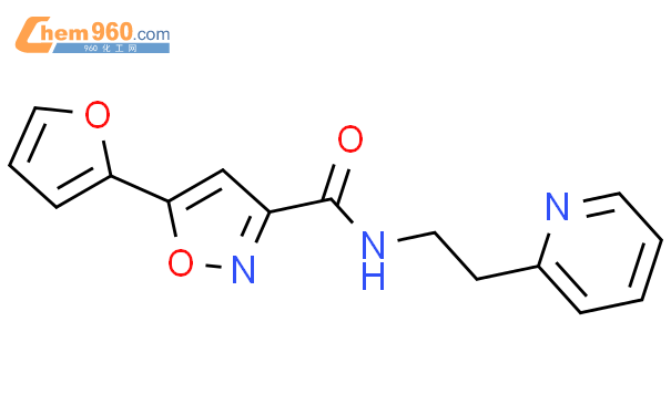 943820 69 7 5 FURAN 2 YL N 2 PYRIDIN 2 YL ETHYL ISOXAZOLE 3