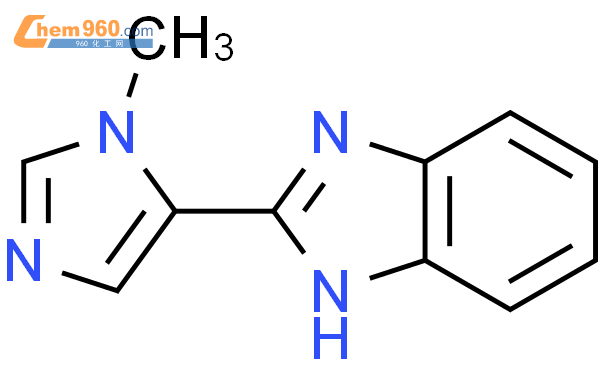 953071 04 0 2 1 methyl 1H imidazol 5 yl 1H Benzimidazole化学式结构式分子式