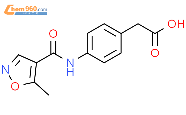 Methyl Oxazole Amido Phenyl Acetic Acidcas