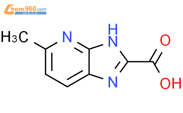 954218 95 2 5 methyl 1H imidazo 4 5 b pyridine 2 carboxylic acid化学式结构式