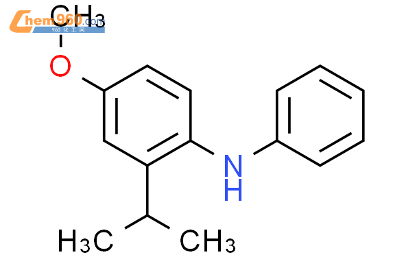 96705 13 4 Benzenamine 4 methoxy 2 1 methylethyl N phenyl CAS号 96705