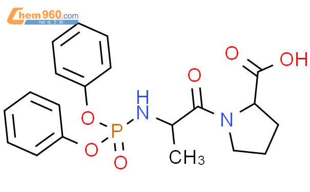 97280 40 5 N alpha Diphenoxyphosphoryl L alanyl L proline化学式结构式分子式