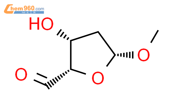 98050 07 8 B D Threo Pentodialdo 1 4 Furanoside Methyl 2 Deoxy 9CI