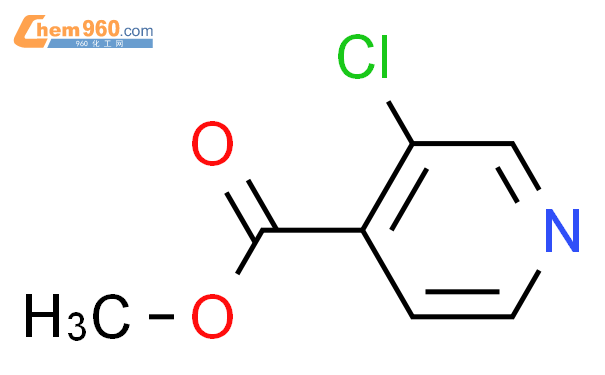 98273 79 1 3 氯吡啶 4 甲酸甲酯CAS号 98273 79 1 3 氯吡啶 4 甲酸甲酯中英文名 分子式 结构式 960化工网