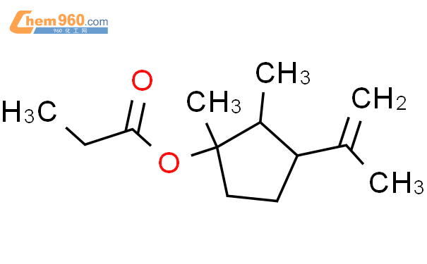 98800 90 9 1 2 dimethyl 3 prop 1 en 2 yl cyclopentyl propanoateCAS号