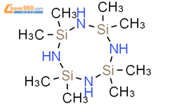 八甲基环四硅氮烷结构式图片|1020-84-4结构式图片