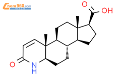 1-雄烯-3-酮-4-雜氮-17b-羧酸結構式圖片|104239-97-6結構式圖片