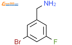 3-溴-5-氟苯甲胺结构式图片|1094555-68-6结构式图片